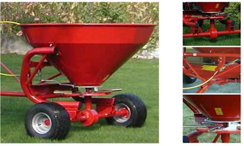 Cosmo Push-Pull Spreader Attached - PTO Shaft Spreader